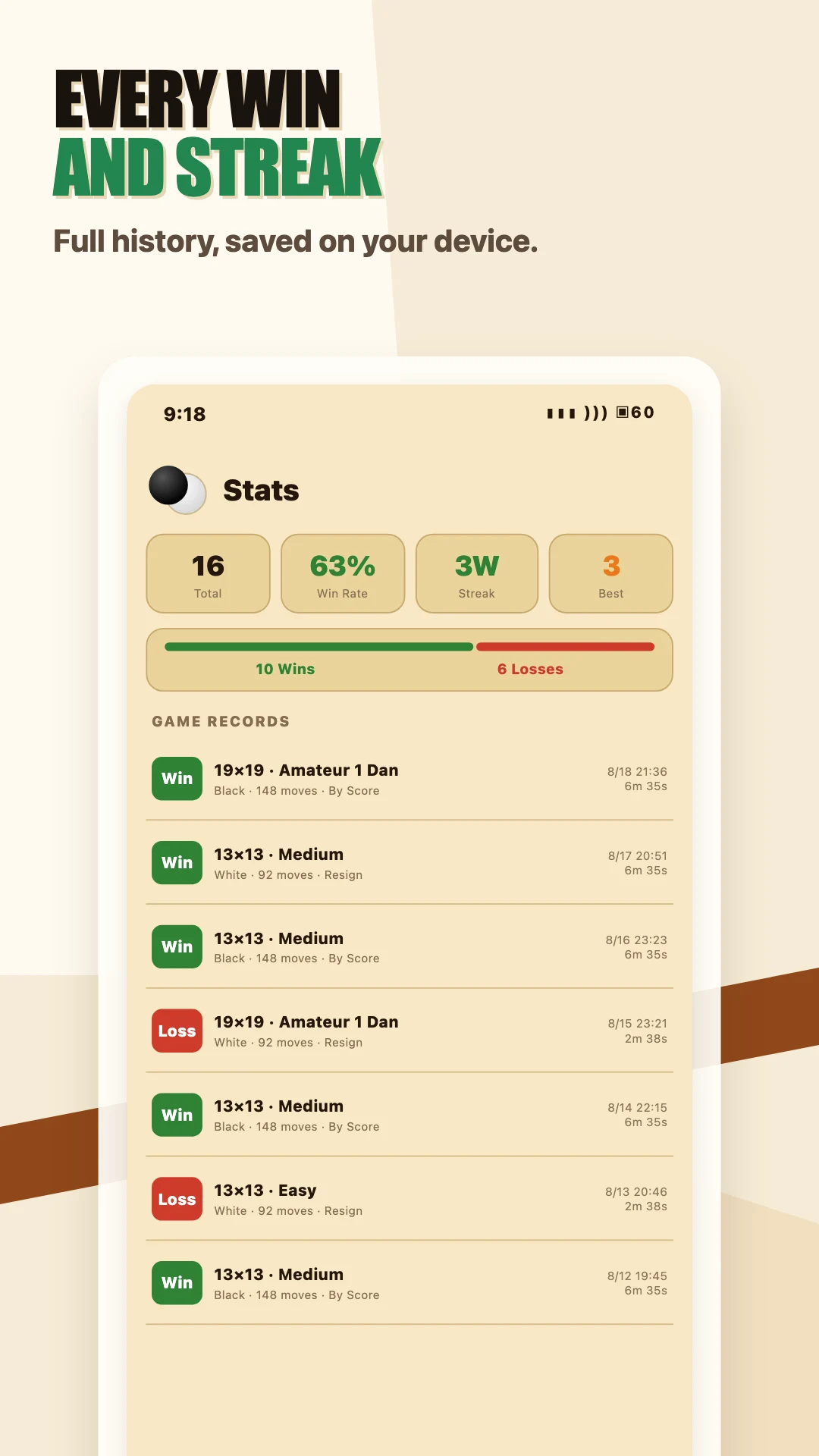 Go AI: KataGo Offline Trainer screenshot